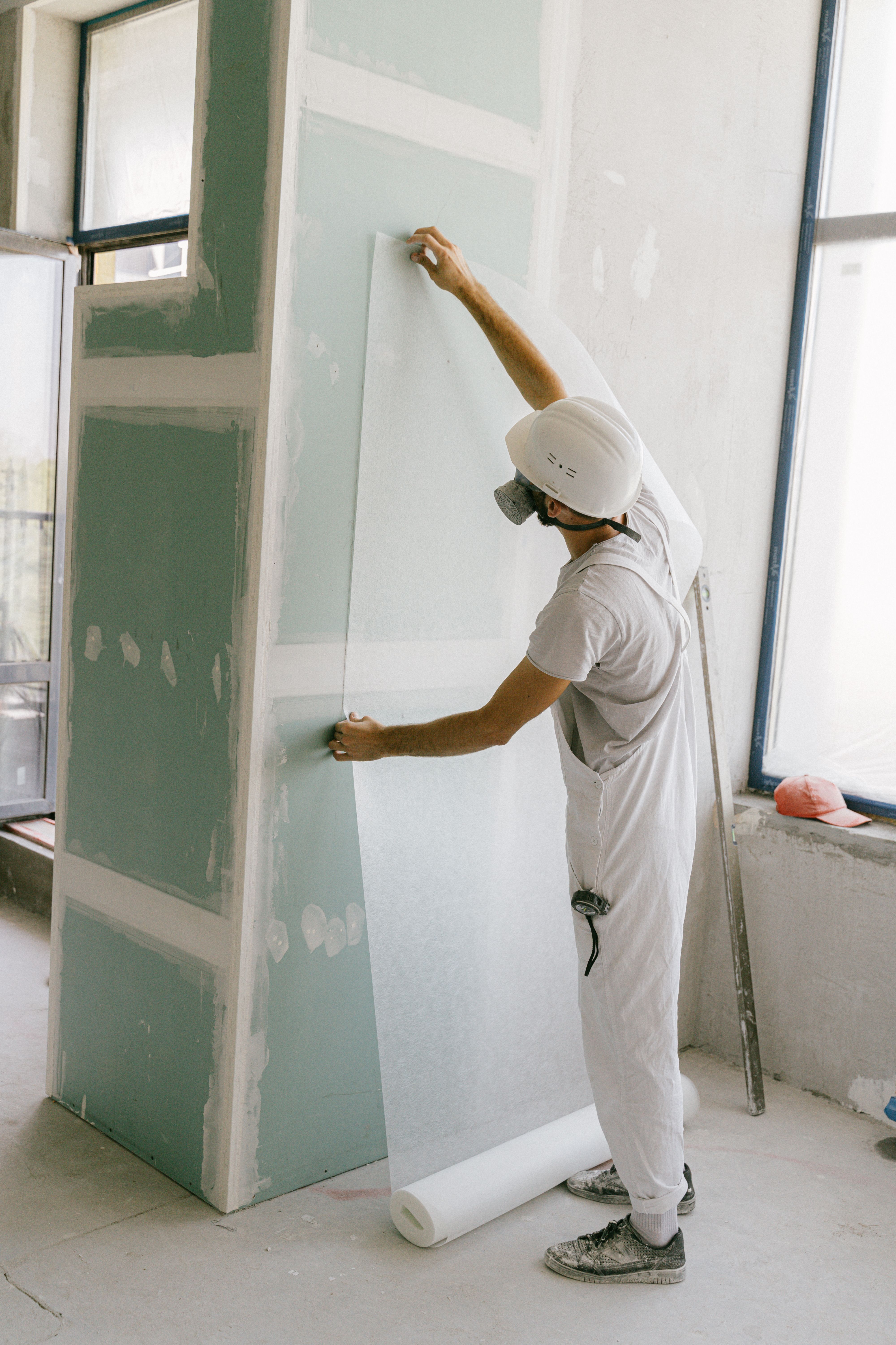 G. Steele Drywall team working on a drywall installation in Pensacola, FL